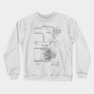 Power Transmission System for Sewing Machine Vintage Patent Hand Drawing Crewneck Sweatshirt